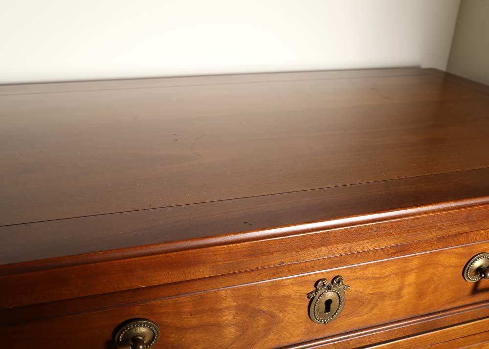 Kindel Grand Rapids Tall Fruitwood Dresser