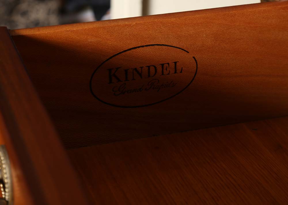 Kindel Grand Rapids Tall Fruitwood Dresser