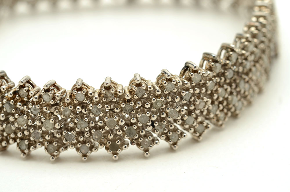 Sterling Silver 1.50 CTW Diamond Bracelet
