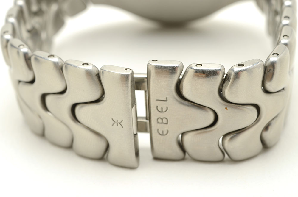 Ebel Sportwave Watch with 18K Yellow Gold Bezel