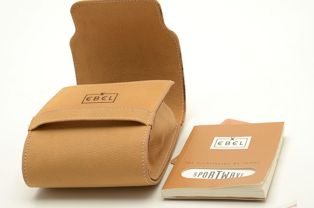 Ebel Sportwave Watch with 18K Yellow Gold Bezel