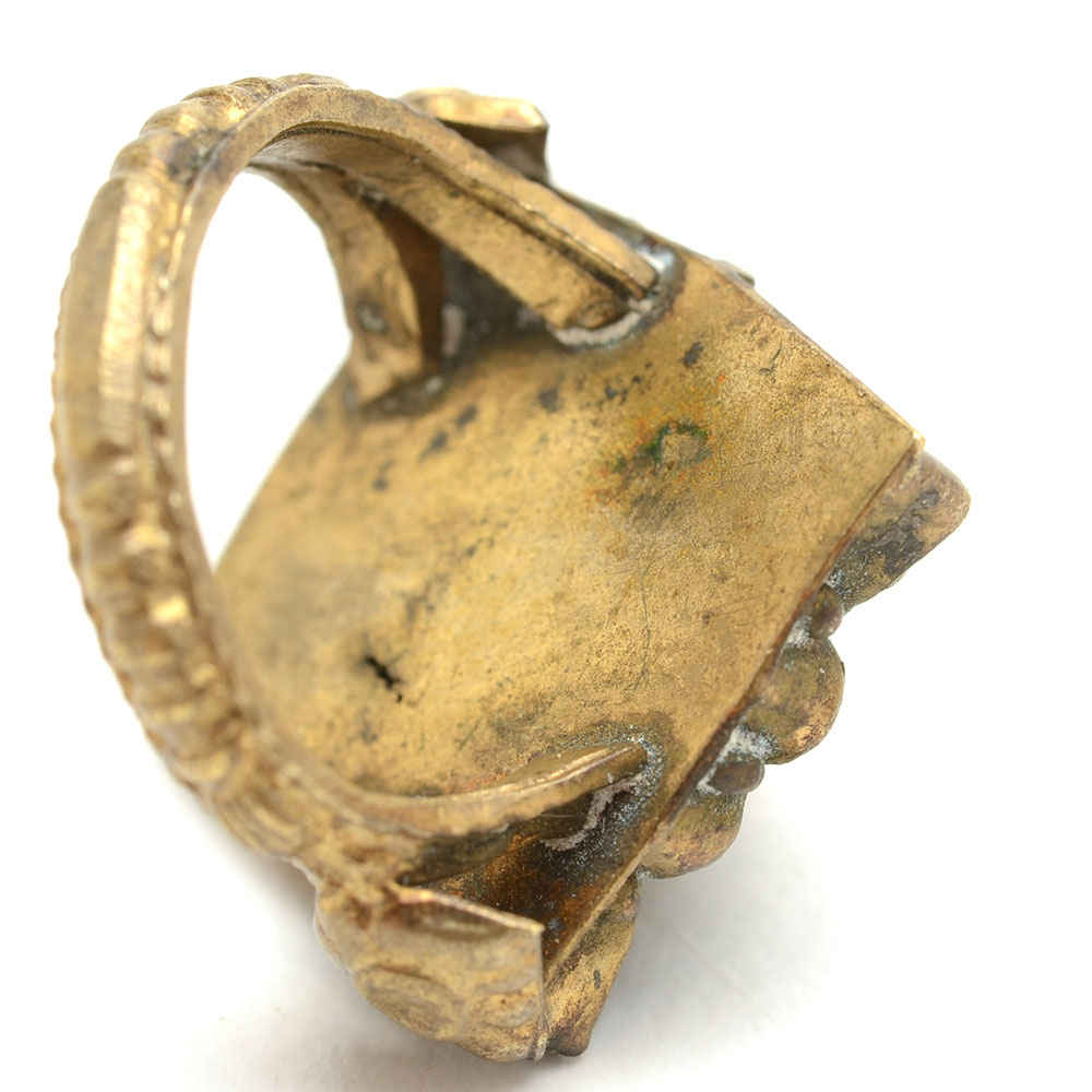 Vintage Warner Bracelet and Costume Ring with Glass Stones