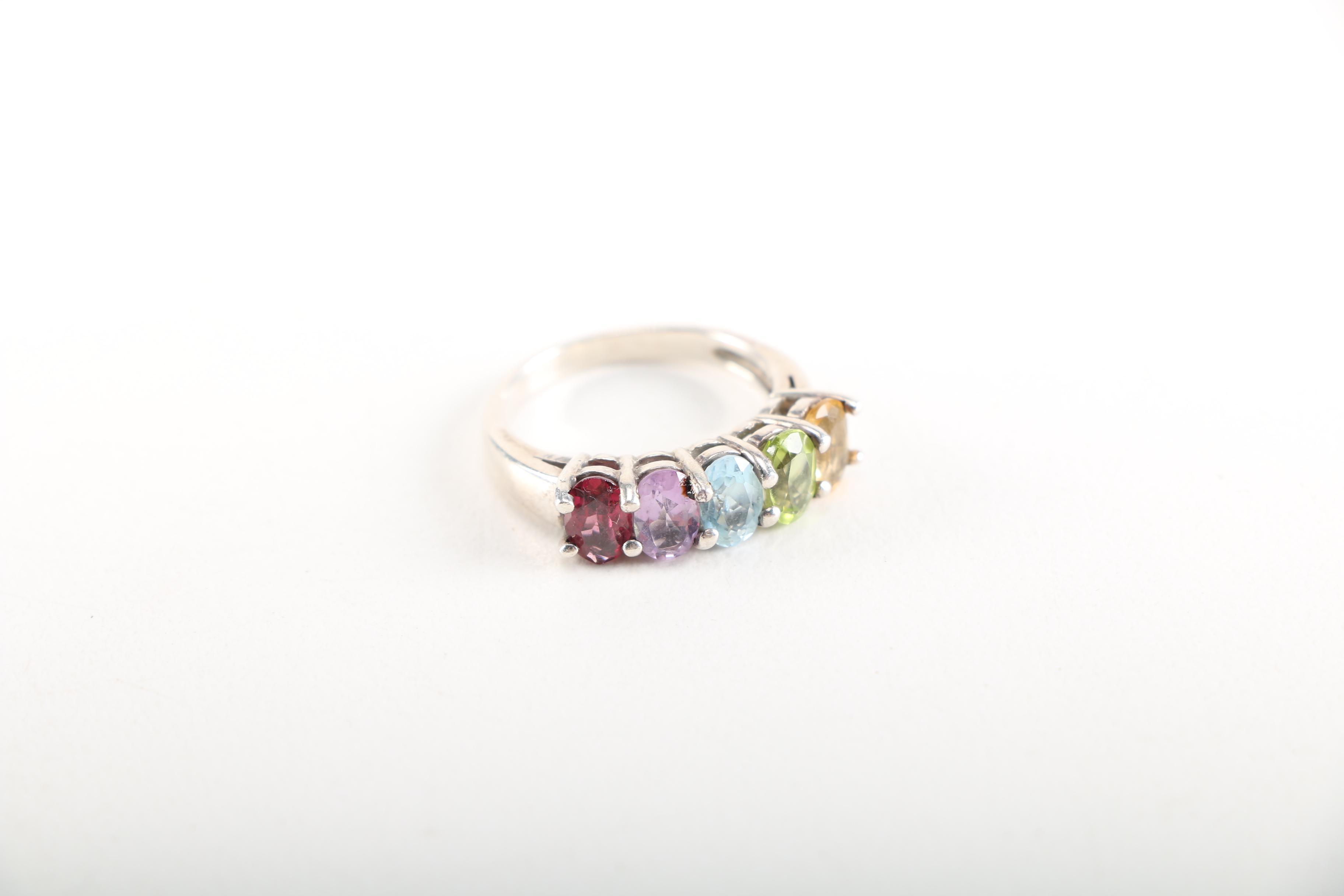 Sterling and Gemstone Rings