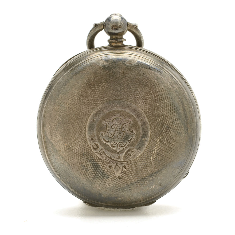 Sterling Silver British Pocket Watch