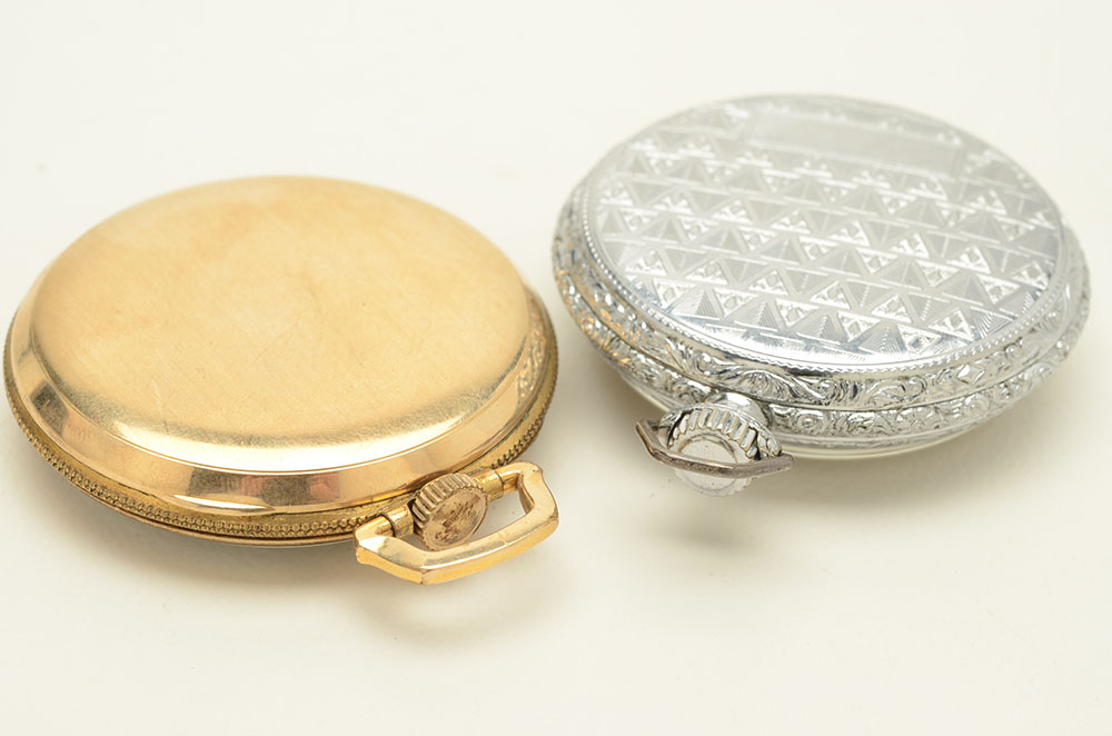 Vintage Waltham Open Face Pocket Watches