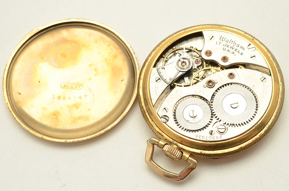 Vintage Waltham Open Face Pocket Watches