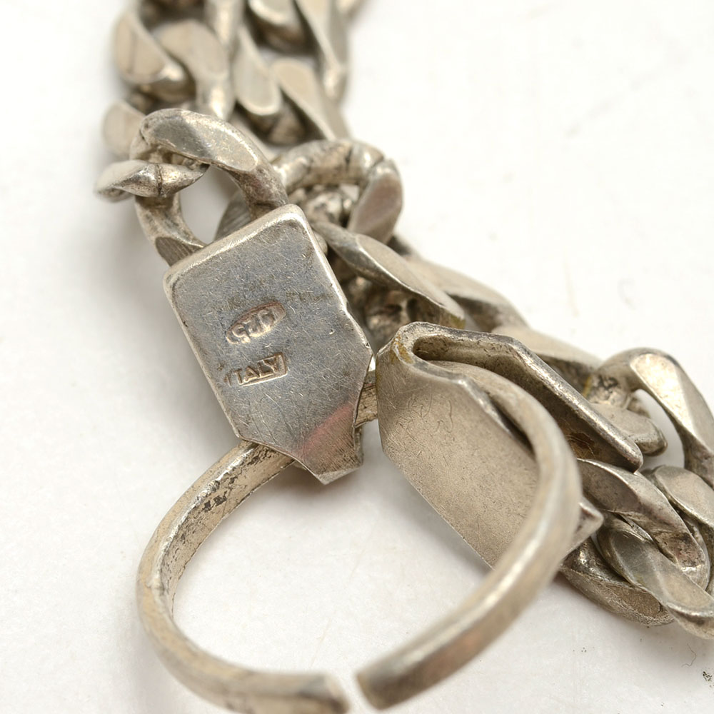 Sterling St. Barbara Medallion on Sterling Chain