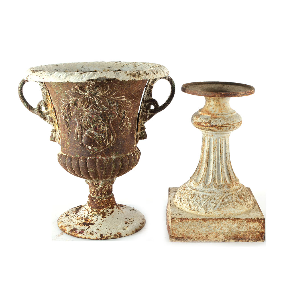 Vintage Cast Iron Planter