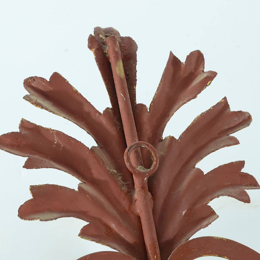 Pair of Italian Gilt Metal Wall Planters