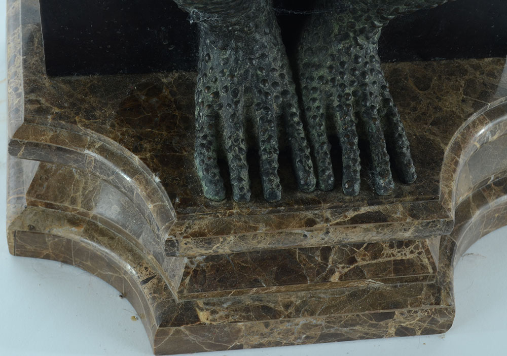 Maitland-Smith Cast Brass Tissue Holder