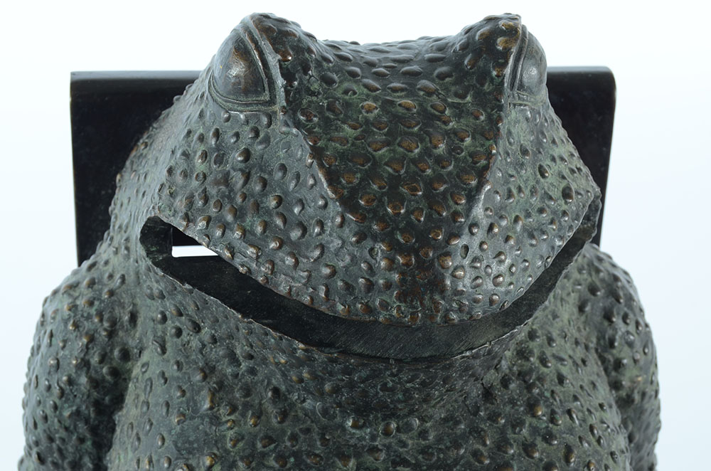 Maitland-Smith Cast Brass Tissue Holder