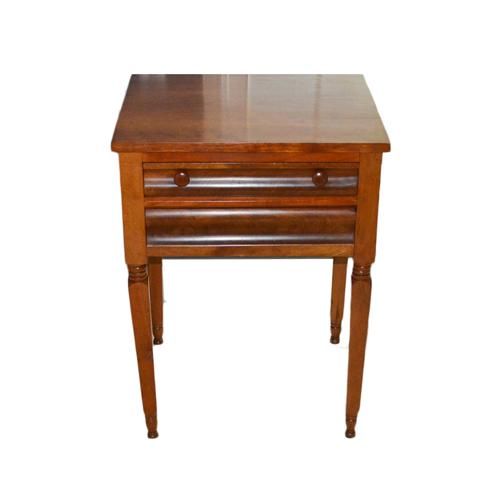 American Empire Style Cherry Accent Table