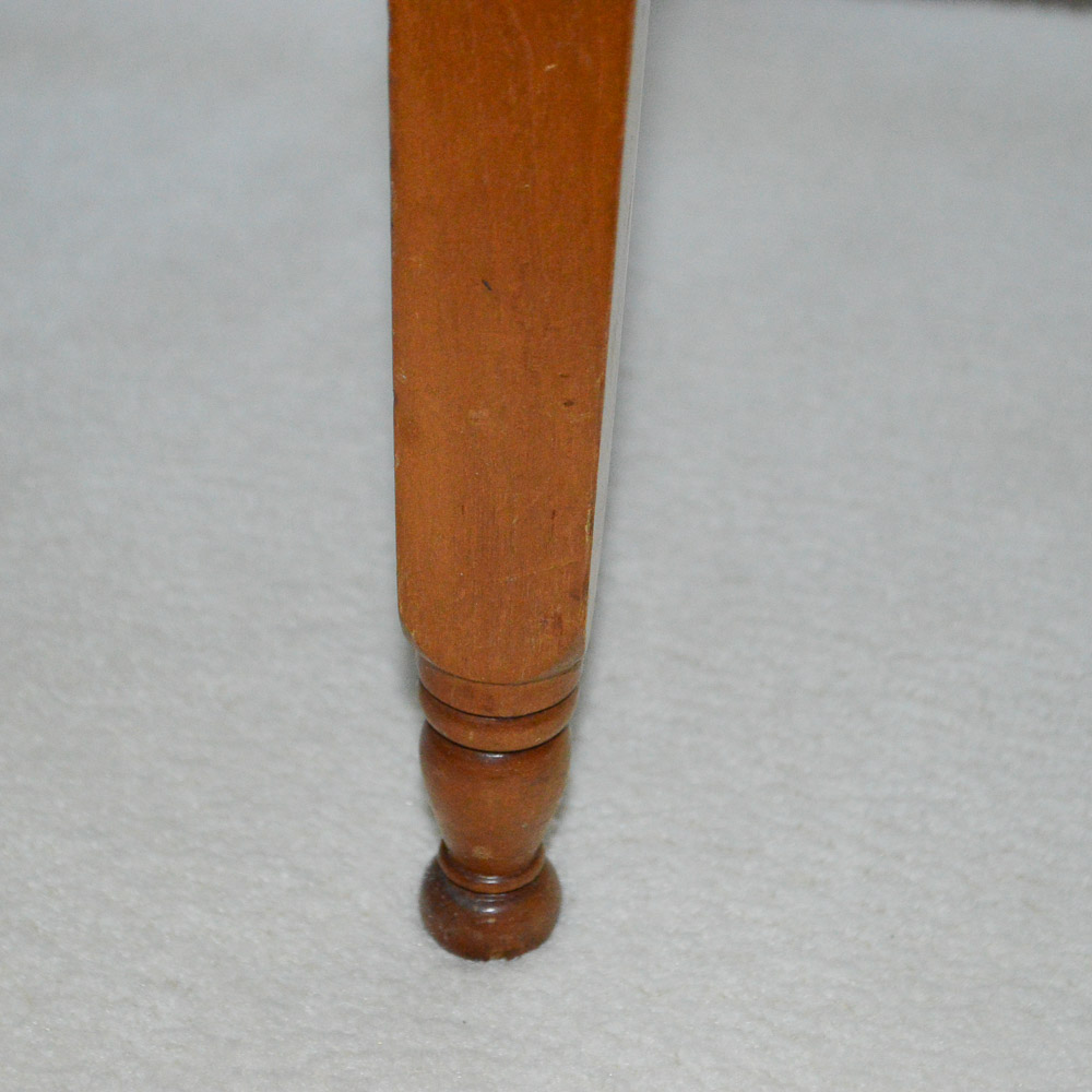 American Empire Style Cherry Accent Table