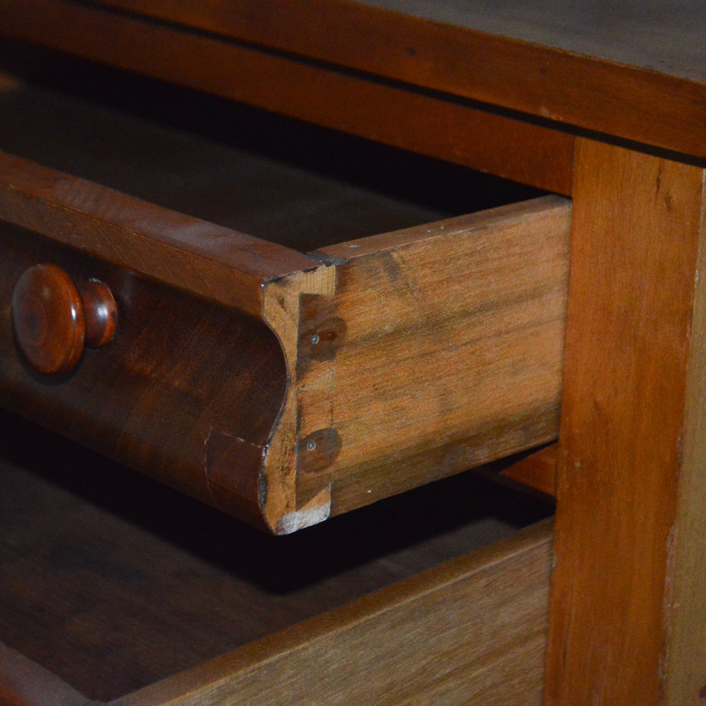 American Empire Style Cherry Accent Table