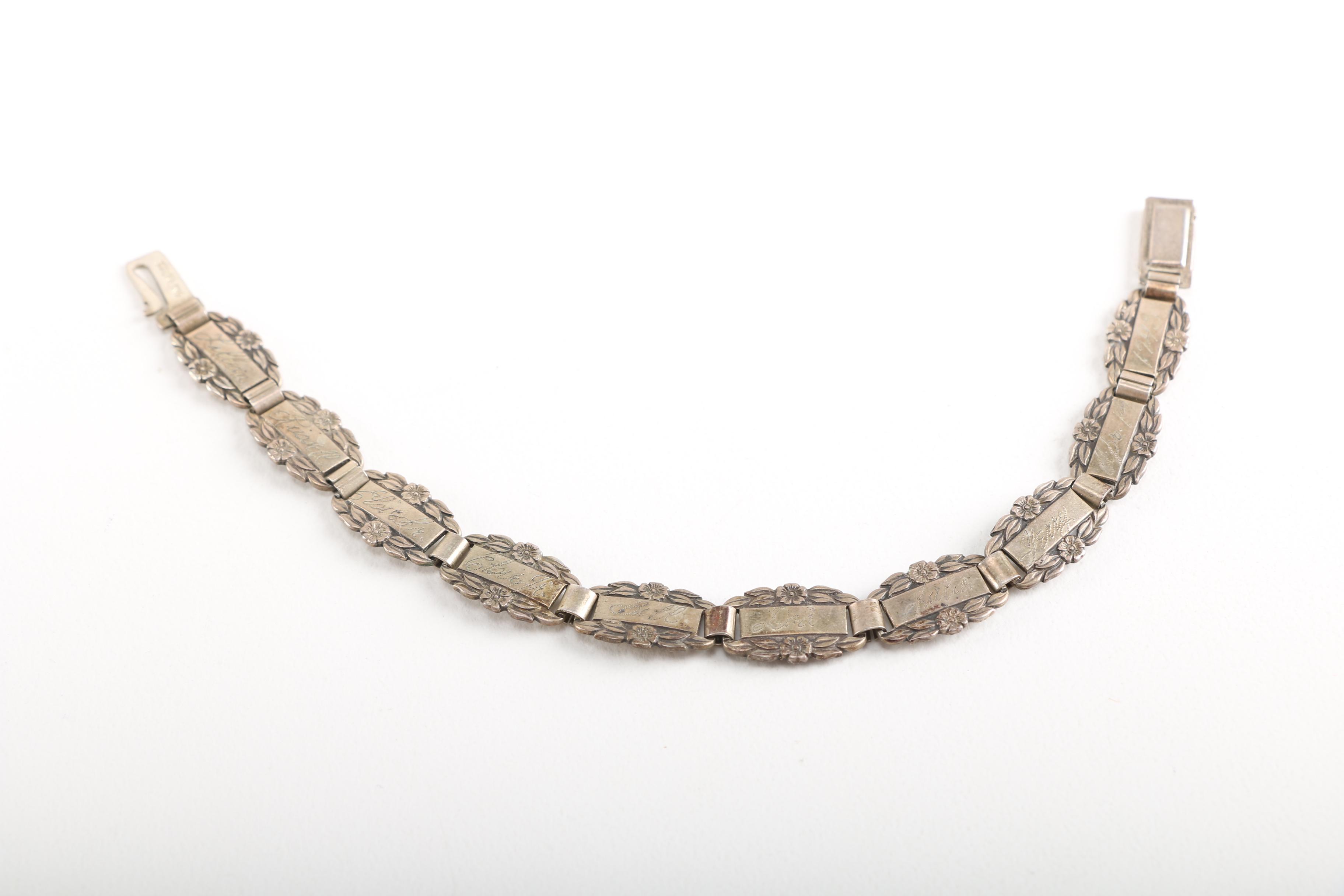 Sterling Silver Bracelets Including Turquoise