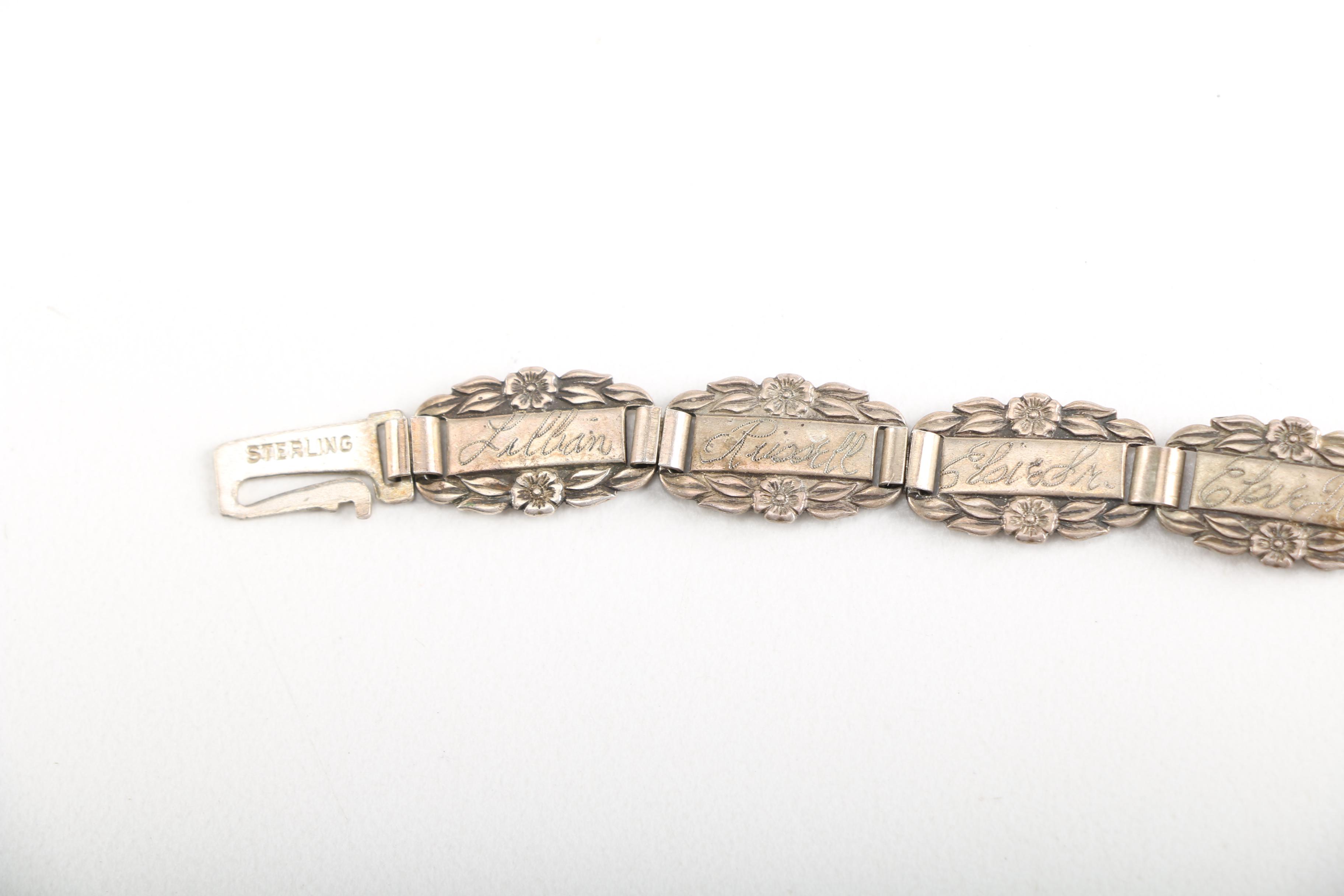 Sterling Silver Bracelets Including Turquoise