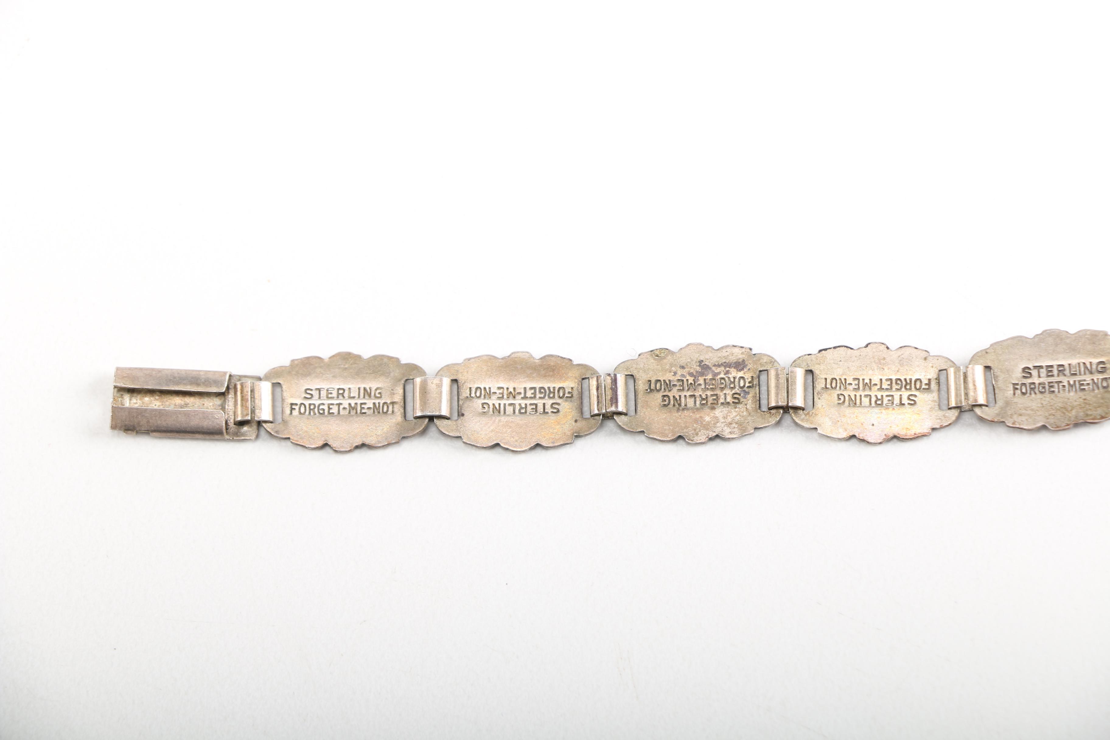 Sterling Silver Bracelets Including Turquoise