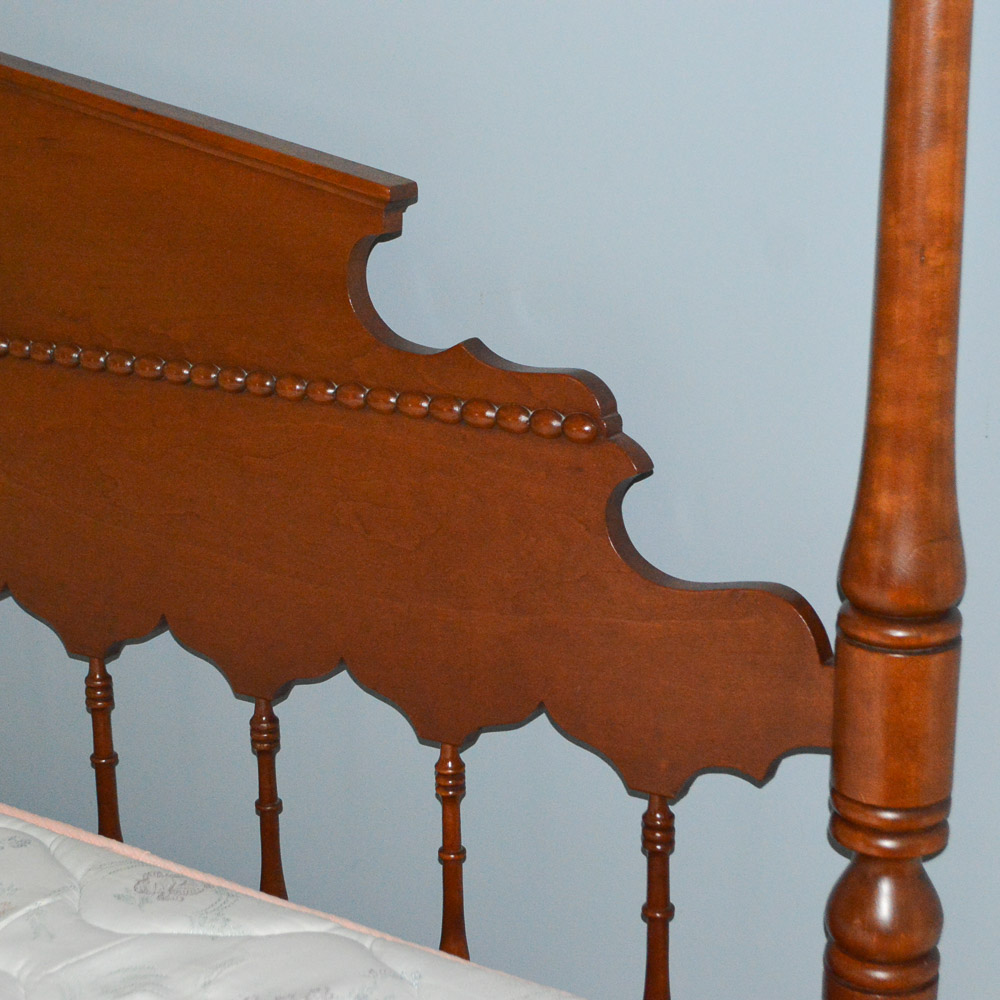 Vintage Four Poster Full Size Bed Frame
