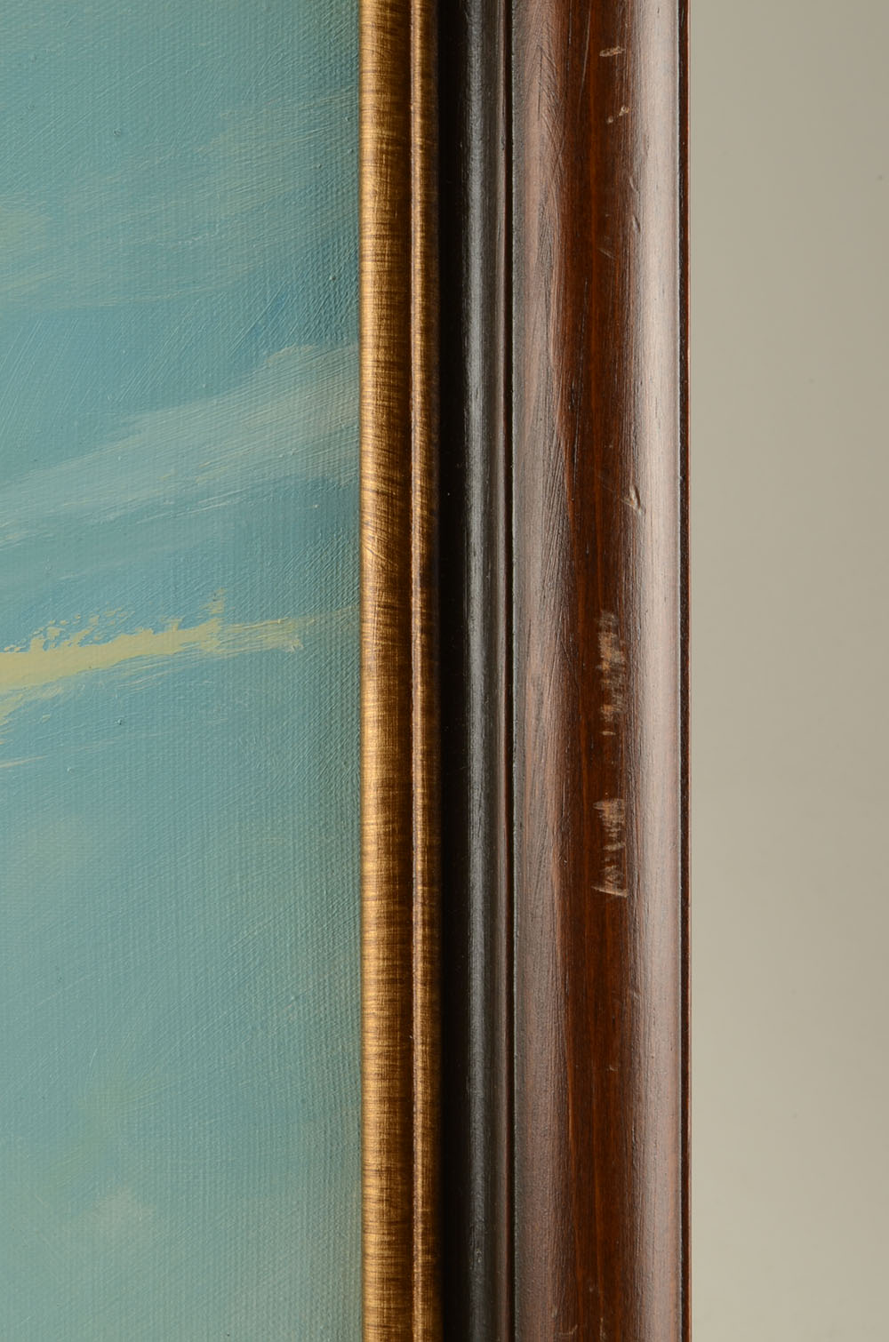 C. Harlot Original Nautical Oil Painting on Canvas