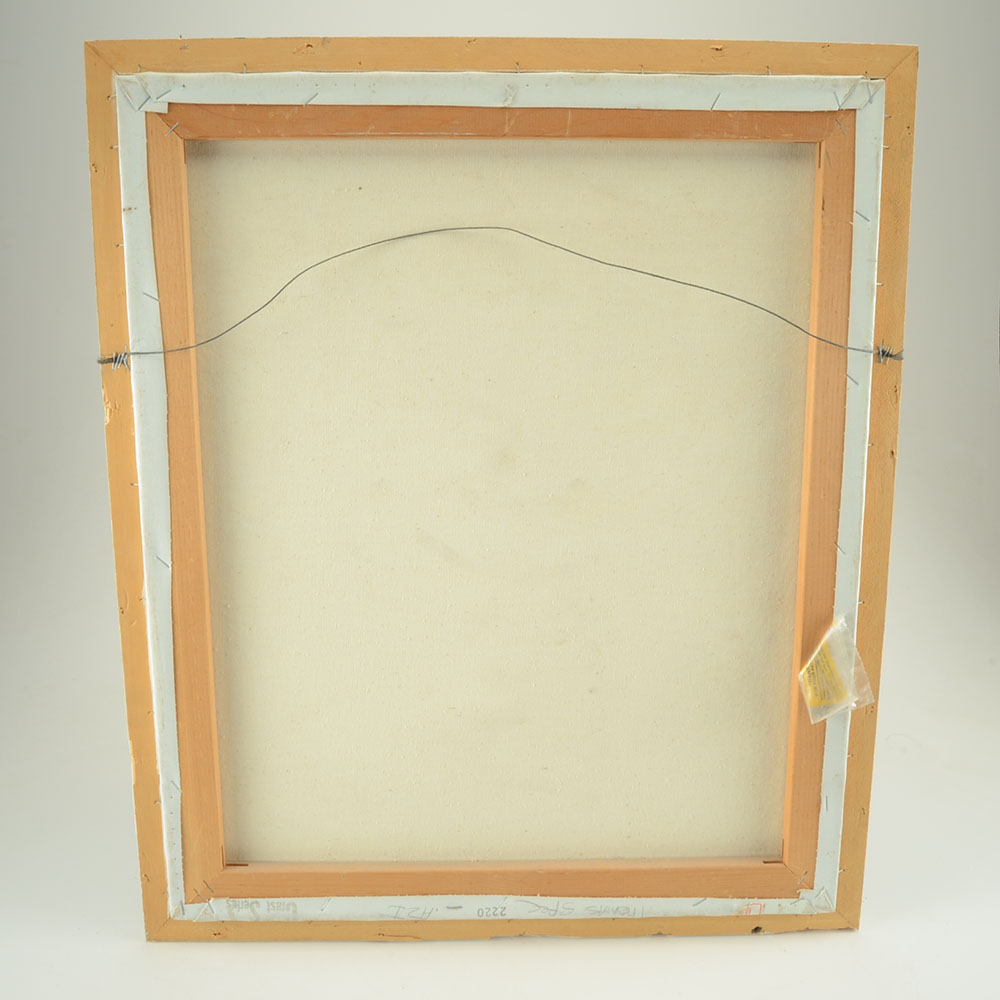 M.P. Elliott Original Oil Painting on Canvas of an Eagle