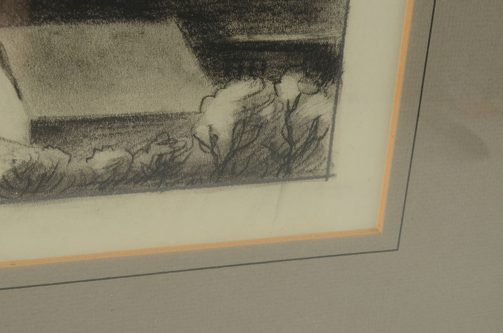 Alene Rogert Original Graphite Drawing "Wooden Shoe Hollow"