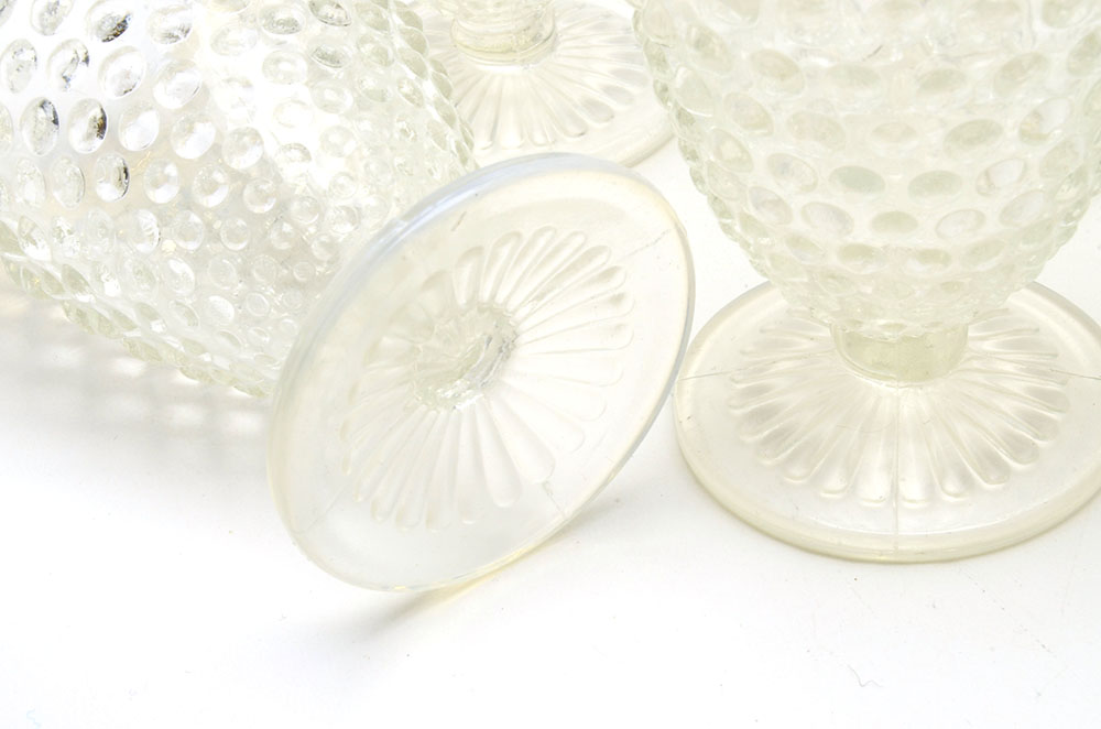 Anchor Hocking "Hobnail Moonstone" Opalescent Glassware