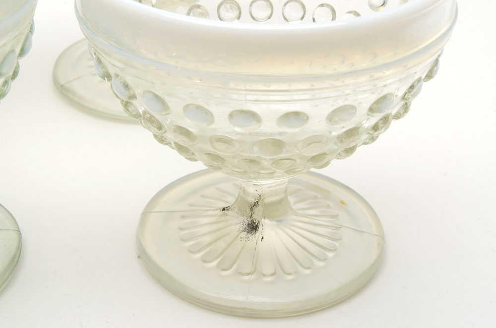 Anchor Hocking "Hobnail Moonstone" Opalescent Glassware