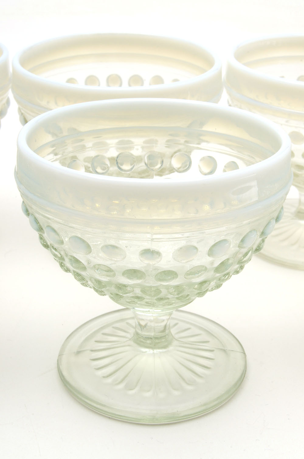 Anchor Hocking "Hobnail Moonstone" Opalescent Glassware