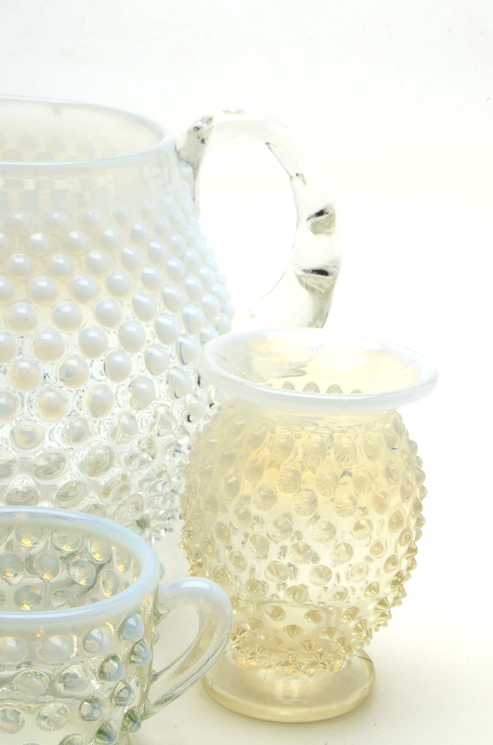 Fenton Hobnail "French Opalescent" Glassware