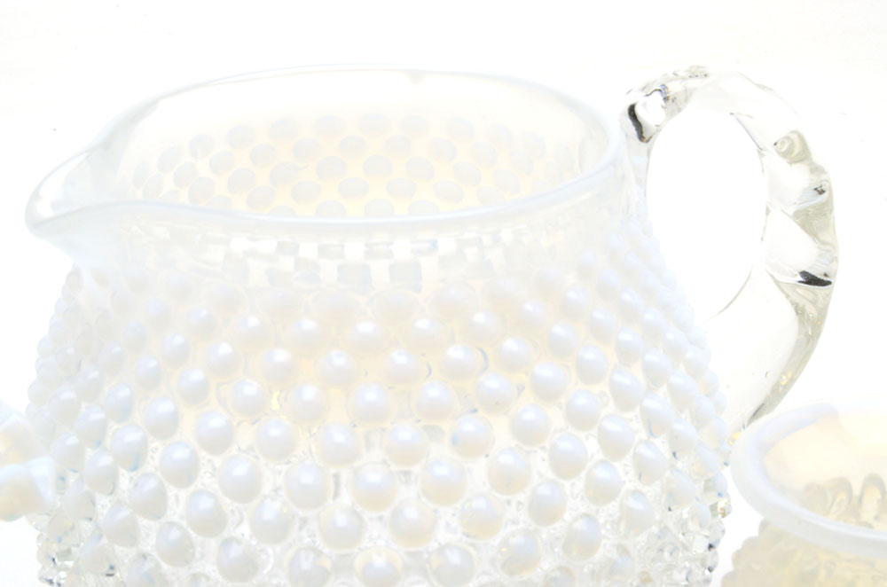 Fenton Hobnail "French Opalescent" Glassware
