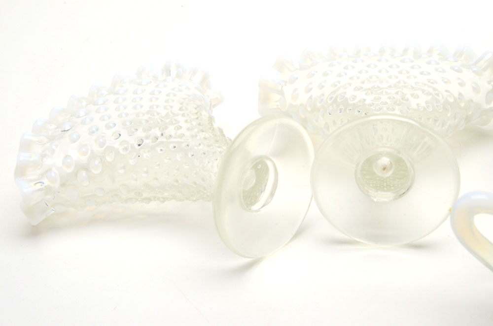 Fenton Hobnail "French Opalescent" Glassware
