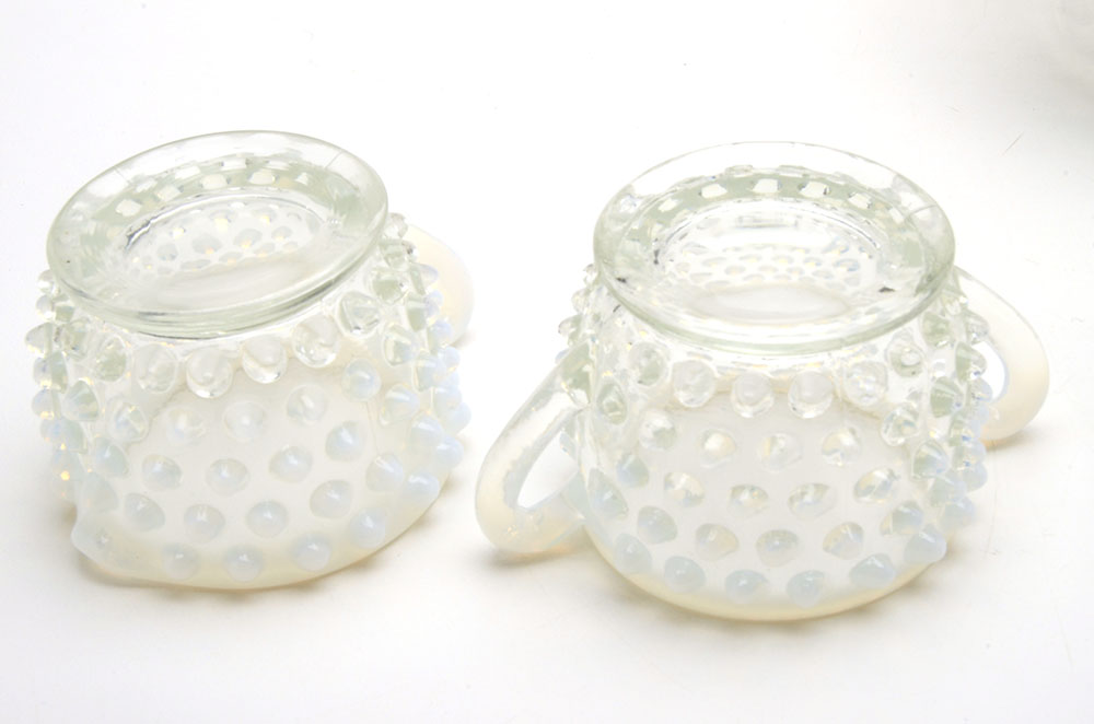 Fenton Hobnail "French Opalescent" Glassware