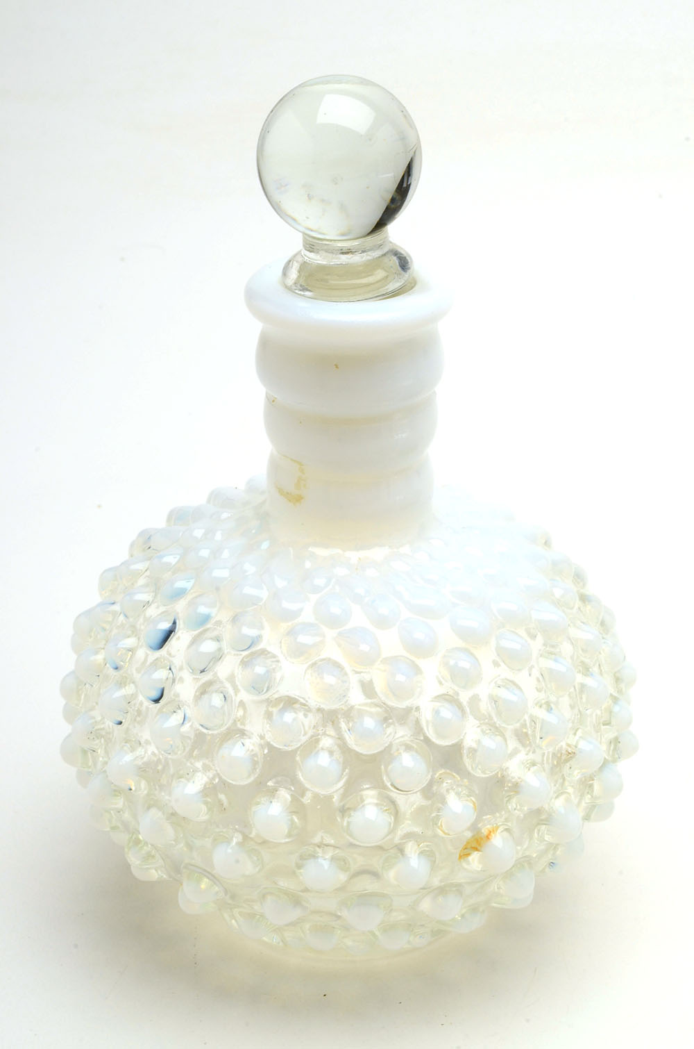 Fenton Hobnail "French Opalescent" Cologne Bottles