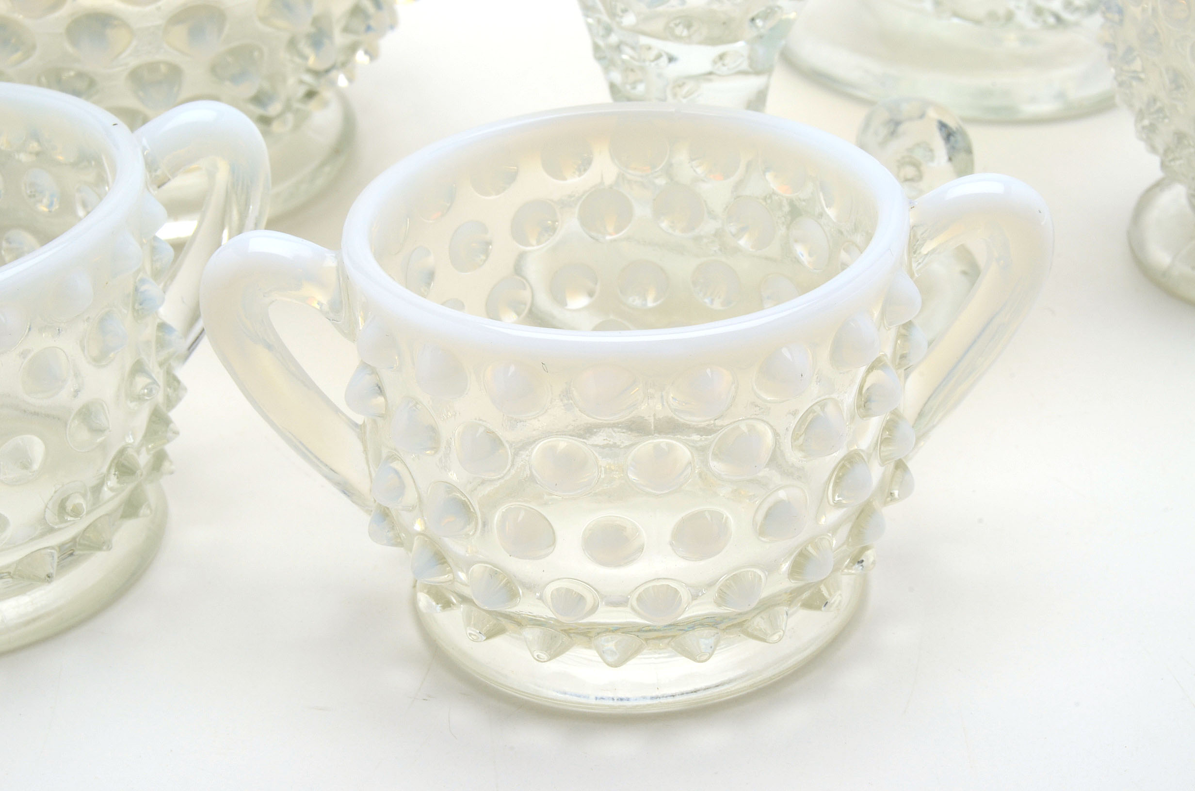 Fenton Hobnail "French Opalescent" Glassware