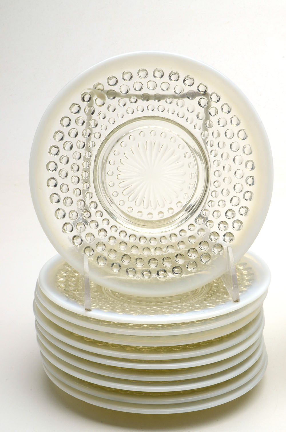 Anchor Hocking "Hobnail Moonstone" Opalescent Glassware