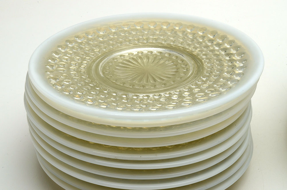 Anchor Hocking "Hobnail Moonstone" Opalescent Glassware