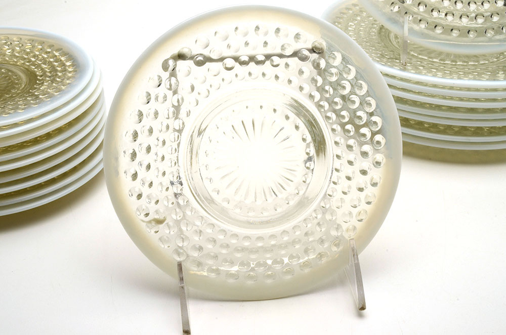 Anchor Hocking "Hobnail Moonstone" Opalescent Glassware