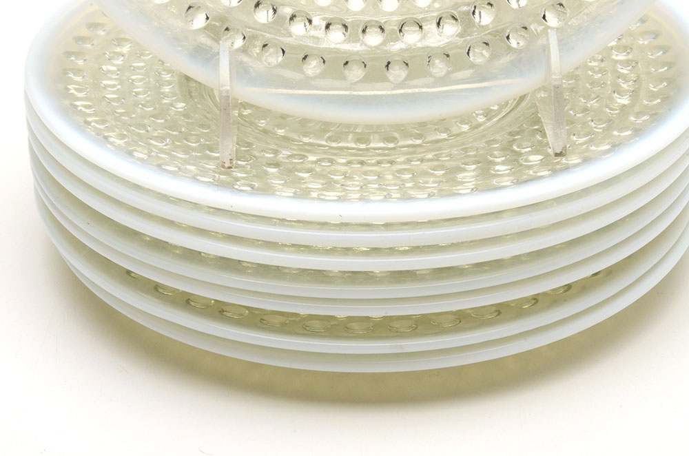 Anchor Hocking "Hobnail Moonstone" Opalescent Glassware