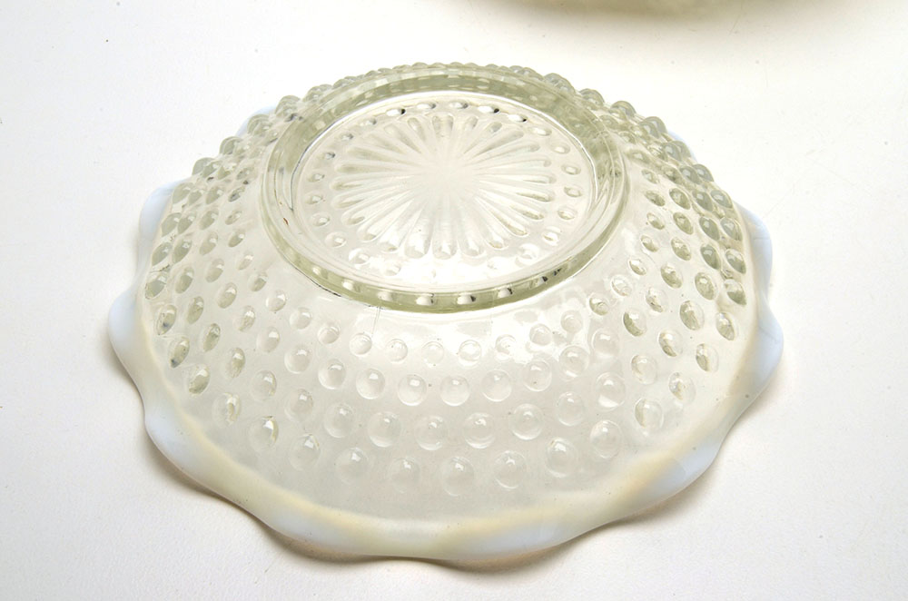 Anchor Hocking "Hobnail Moonstone" Opalescent Glassware