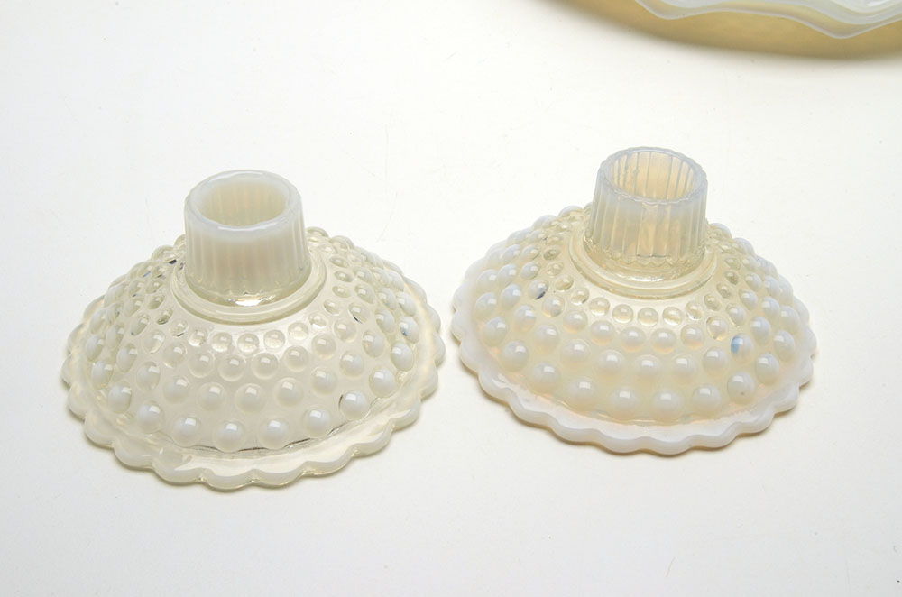 Anchor Hocking "Hobnail Moonstone" Opalescent Glassware