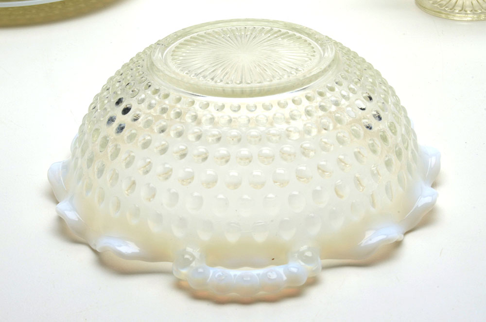 Anchor Hocking "Hobnail Moonstone" Opalescent Glassware