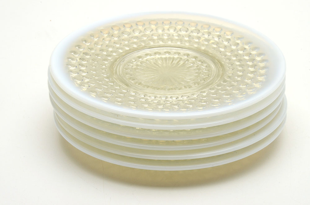 Anchor Hocking "Hobnail Moonstone" Opalescent Glassware