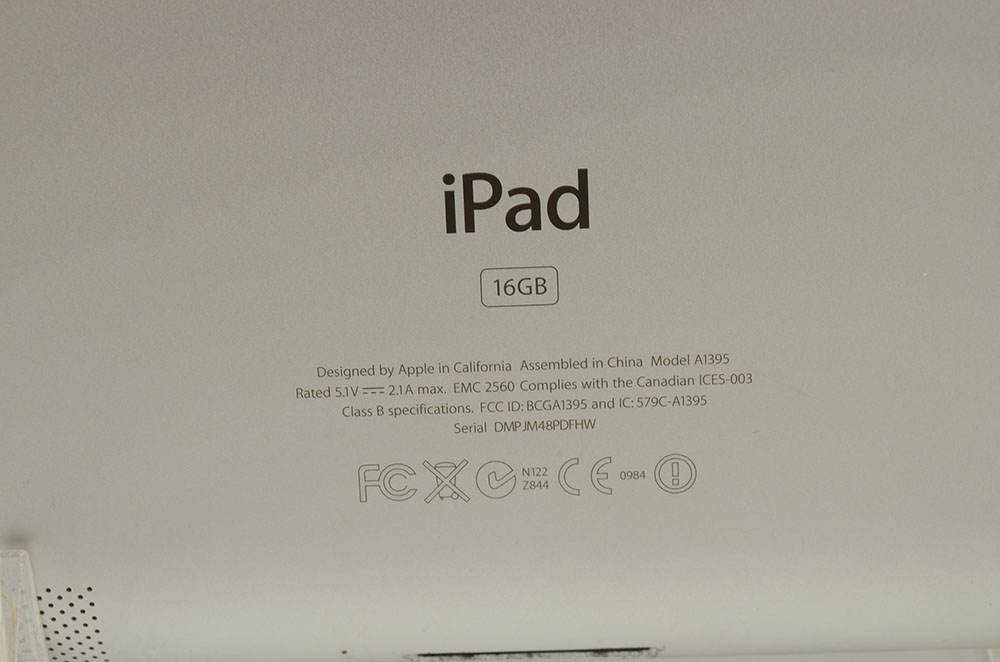 Second Generation iPad Tablet