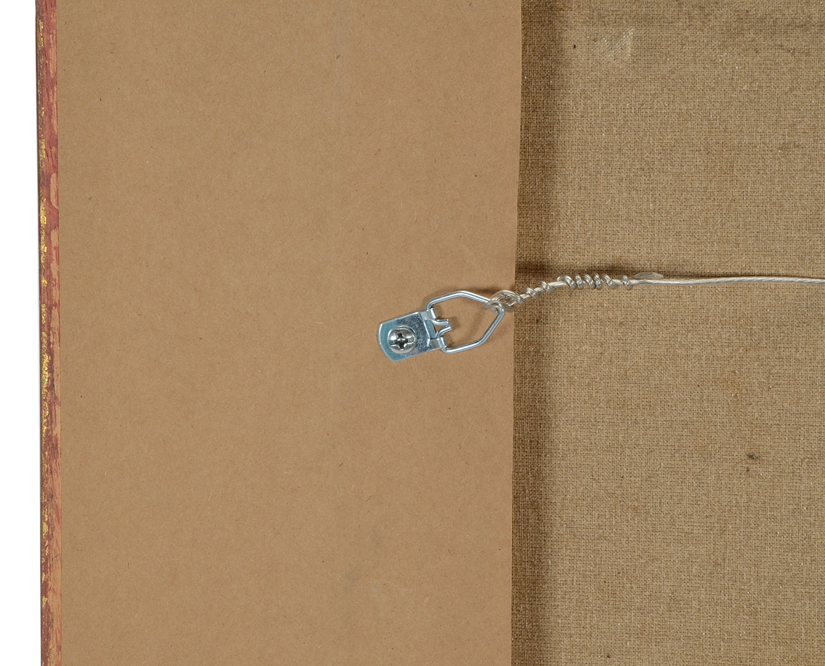 King Signed Original Oil Street Scene on Canvas