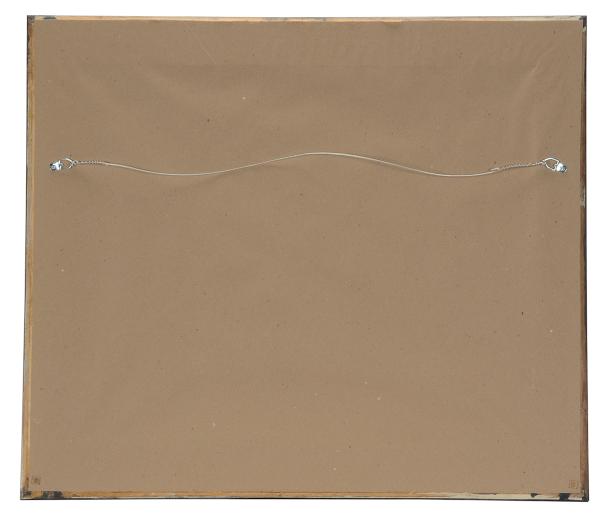 Frank Kecskes Jr. Original 1979 Tempera Landscape on Panel