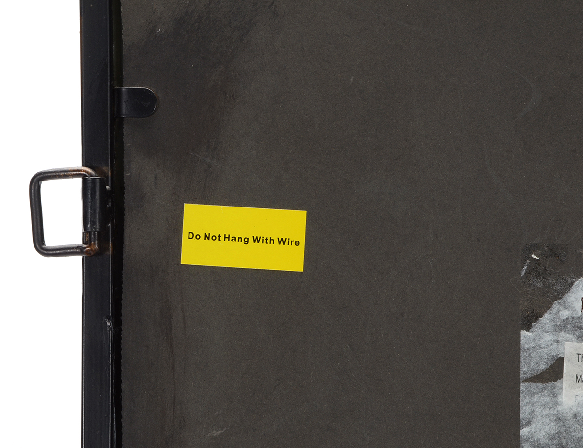 Decorative Faux Bamboo Framed Beveled Wall Mirror