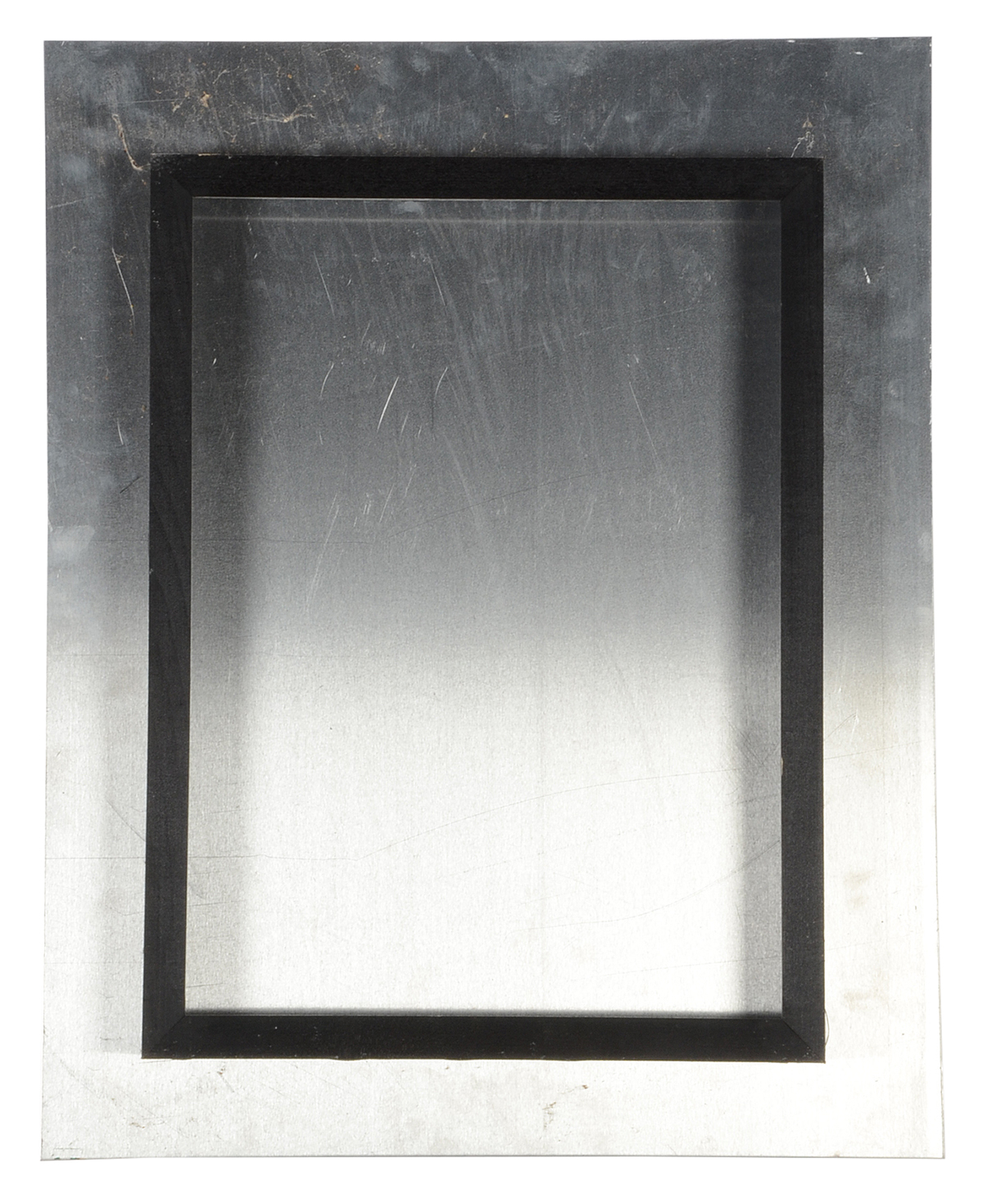 Pair of Deborah Schencke Original Photo Transfers on Brushed Aluminum