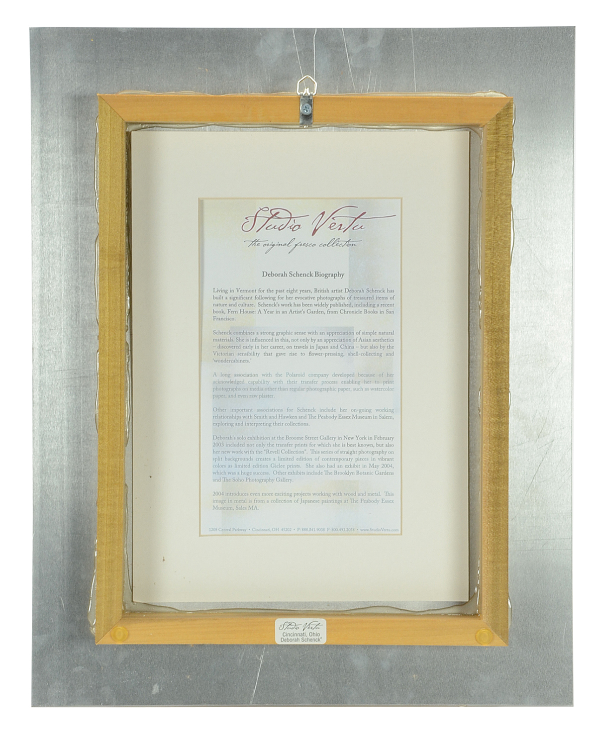 Deborah Schencke Original Photo Transfer on Brushed Aluminum