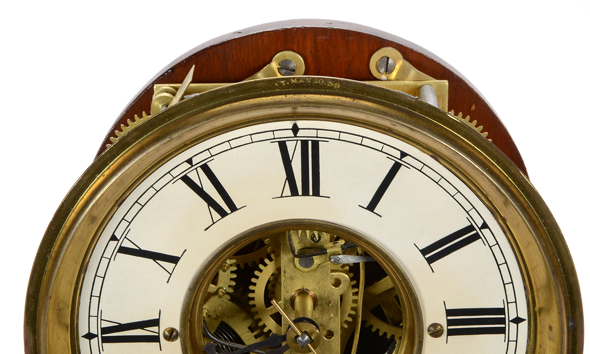 Ansonia "Crystal Palace" Striking Mantel Clock with Glass Dome