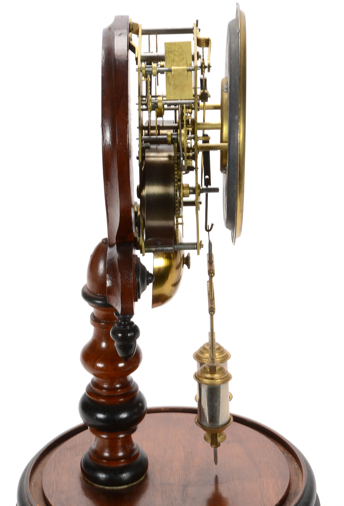 Ansonia "Crystal Palace" Striking Mantel Clock with Glass Dome